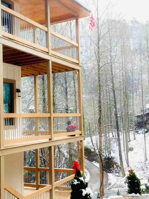 The Grand Tennessean Cabin- Four Bedroom Luxury Cabin In The Mountains Пиджен-Фордж Экстерьер фото